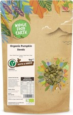 Wholefood Earth Organic Pumpkin Seeds - 1kg - High Fibre - High Protein - Certi 18.53 per kilo