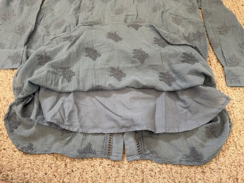 Neu mit Etikett Sundance Cloverfield Tunika in Chambray blau, Größe SP, passt M - Bild 10 von 12