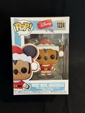 Funko Pop! Disney Mickey Mouse Pan de Jengibre Navidad Figura Vinilo 1224 NUEVO