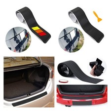 Quality Black Rear Bumper Pad Kit Plate Guard Sill Trunk Protector Trim Cover US