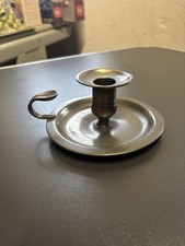 Vintage Zinn Kerzenhalter Kammerleuchter mit Griff – CK Zinn Holland