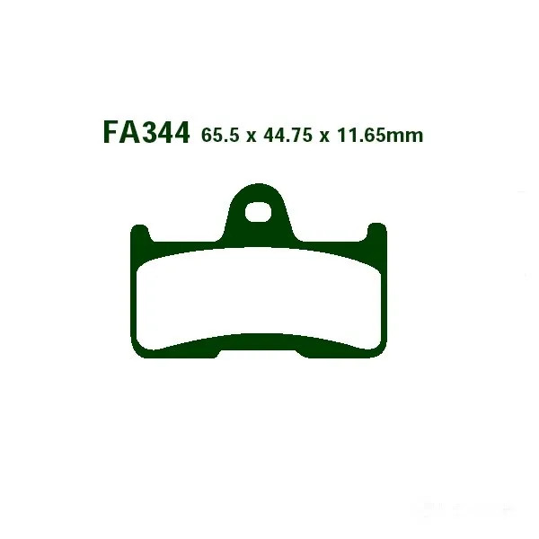 Bremsbelag BremsbeläGe EBC FA344R Hinten FüR Cfmoto Terralander 625 I 2011-2013-image