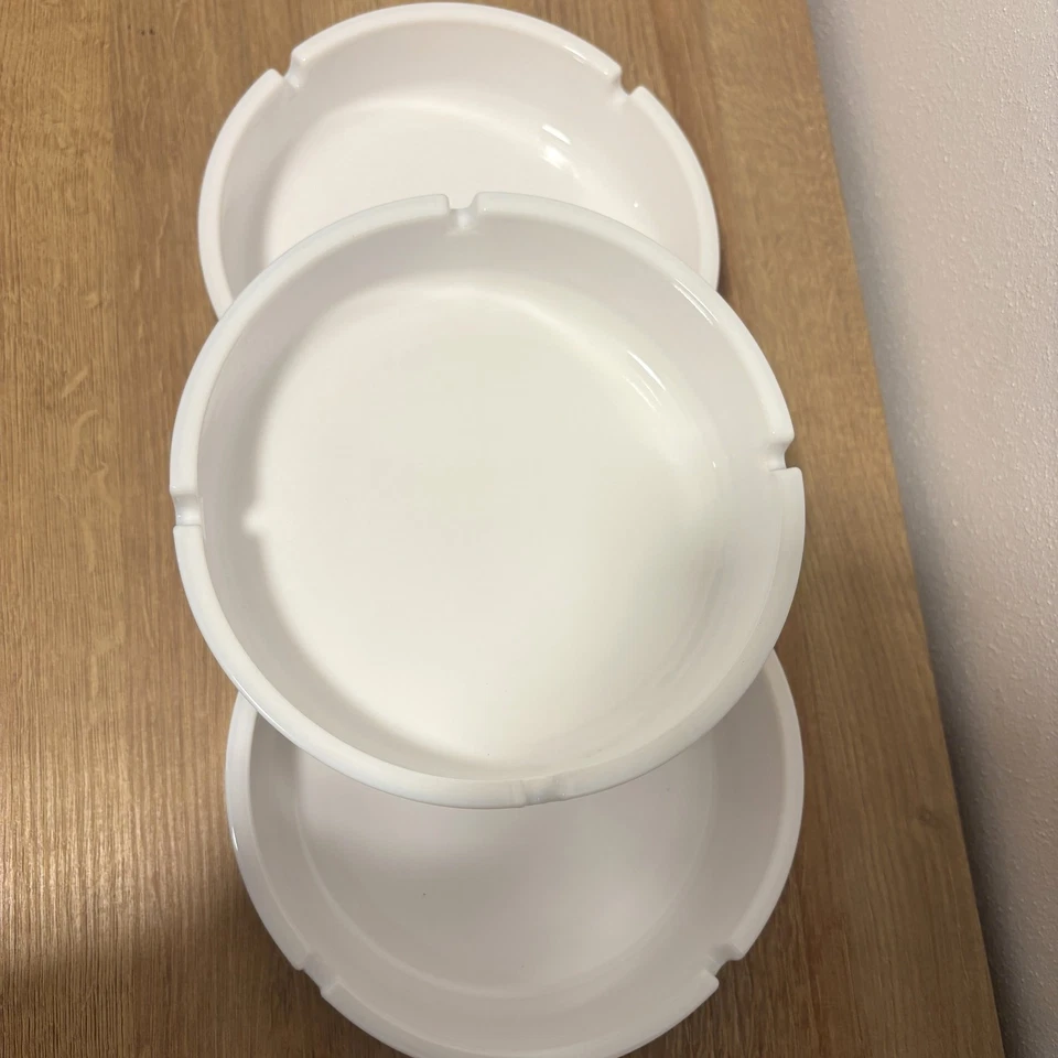 Jägermeister Aschenbecher Set 3 Stück Ø 12 cm Keramik Vintage 80er NOS - Bild 3 von 4