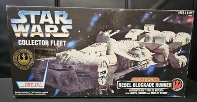 Star Wars Collector Fleet Kenner Electronic Rebel Blockade Runner NEW 1996 NOS