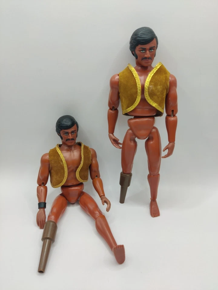 2 件老式 Lesney Captain Peg Leg Fighting Furies 海盗人偶零件维修 1973 — 第 2/4 张图片