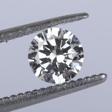 0.28 Ct. Natural Round Cut White F Color Diamond, VS1 Clarity EGL Certified