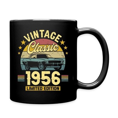 70. Geburtstag | Vintage Auto Design Tasse einfarbig, One size, Schwarz