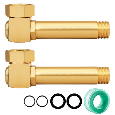 #ad #ad Garden Hose Reel Swivel Elbow Adapter 3 4 GHT Female to 1 2 NPT Male 2 PCS $59.02