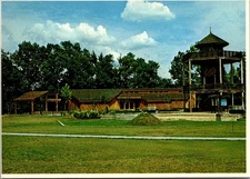 Poverty Point State Commenorative Area Epps Louisiana Bayou Macon Postcard