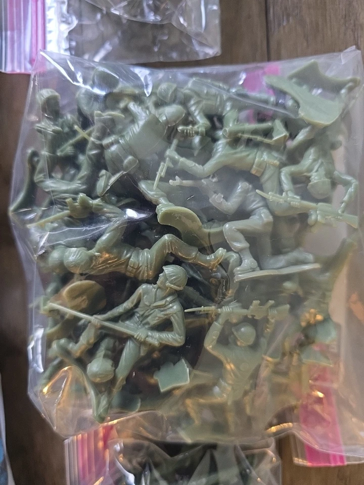 Gran Lote De Colección Verde Años 60/70 Ejército Hombres Soldados Foto 3 de 4