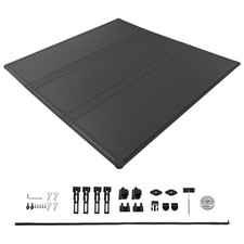 Tri-Fold Truck Bed Tonneau Cover for Chevy Silverado GMC Sierra 6.5ft 2014-2025