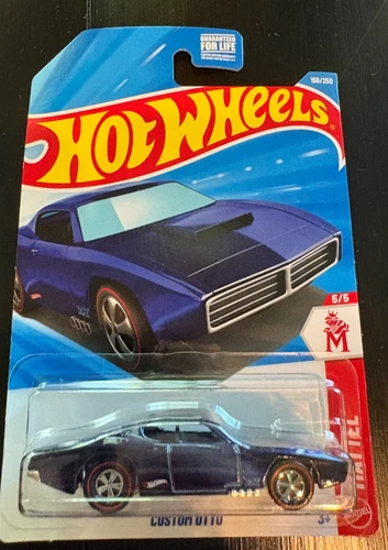 2026 HOT WHEELS SUPER TREASURE HUNT BLUE CUSTOM OTTO 5/5 MATTEL 156/250 REDLINES