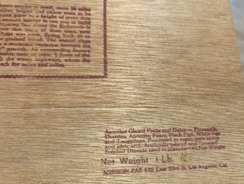 Vintage Mission Pak Wooden Gift Boxes – California Fruit Crate Decor (Set of 2} - Picture 7 of 12