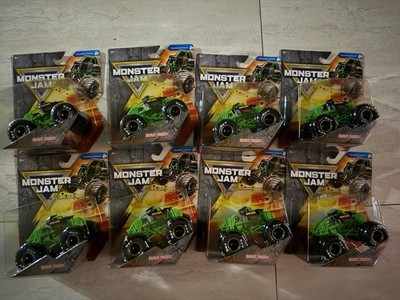 Spin Master Monster Jam Truck Grave Digger Chase Trainer Trucks Lot Of 8 2025