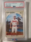 2023 Topps X Bob Ross The Joy of Baseball-SP Image Variation Mike Trout #80-SP