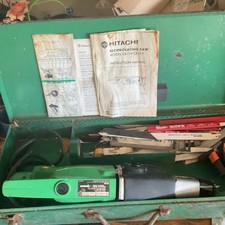 Hitachi CR10V Reciprocating Saw 120V Corded Electric with Case & Blades Green