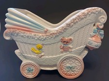Vintage Napcoware Ceramic Baby Buggy Planter ...