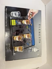 NEW ELEMENTS Shots and Ladders Drinking Party Game Set Dice Chance Glasses NIB