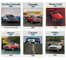 1979 Chevroletdealer Sales Brochure Caprice Impala Chevette Monza Camaro Malibu