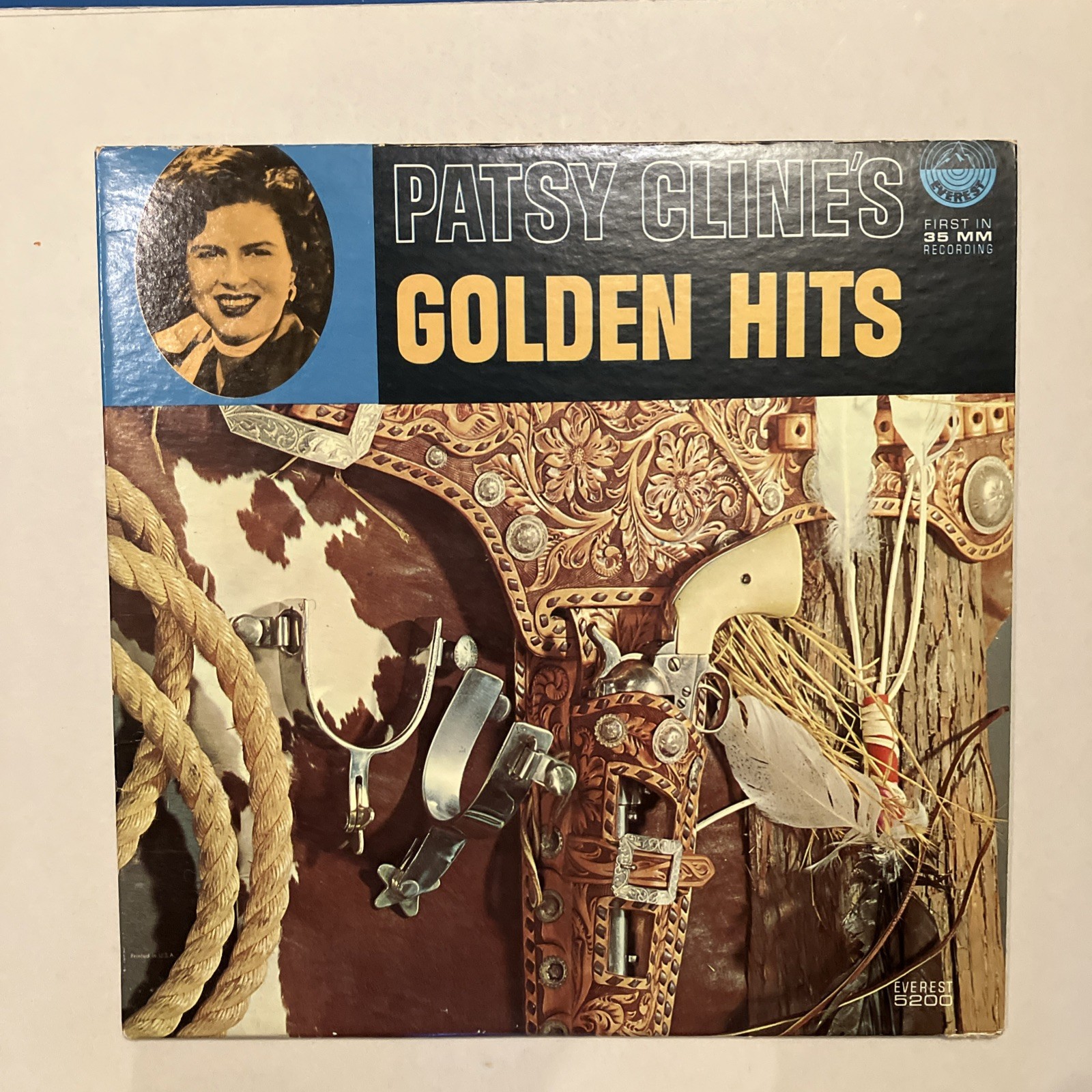 Patsy Cline Golden Hits LP Vinyl Record Everest Records Country 1960s ST 90070