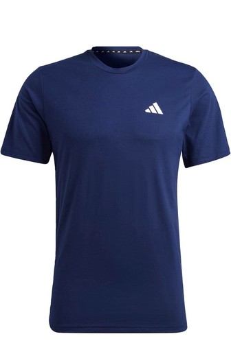 Herren LARGE Dunkelblau Adidas Train Essentials Feelready Training T-Shirt Sport Neu - Bild 1 von 3