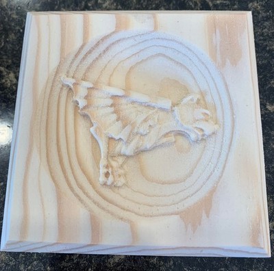Gargoyle 3 Engraving Trim Wood, Corner Trim Block Door Trim Window Trim