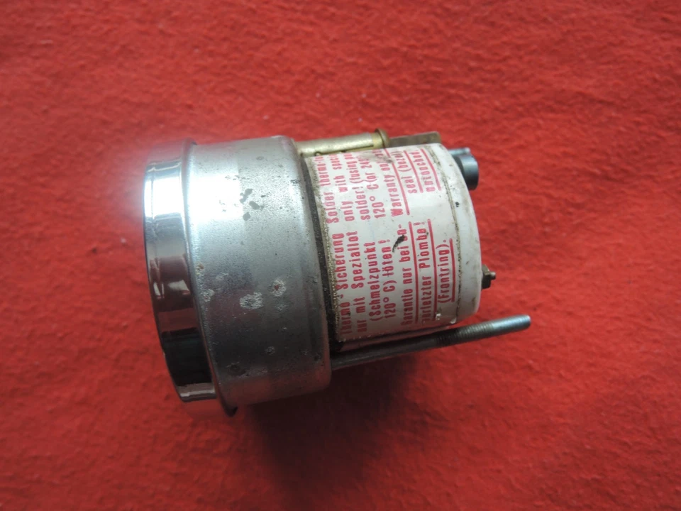 VOLVO 164 E Used Original Round DASHBOARD CLOCK by KIENZLE / VDO Untested - Image 4 of 4