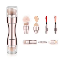 4 in 1 Makeup Brush, Eyeshadow Eye Lip Face Concealing Blush Foundation Brush...