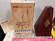 Wittner System Maelzel Mechanical Analog Metronome Brown w/ Box 845155