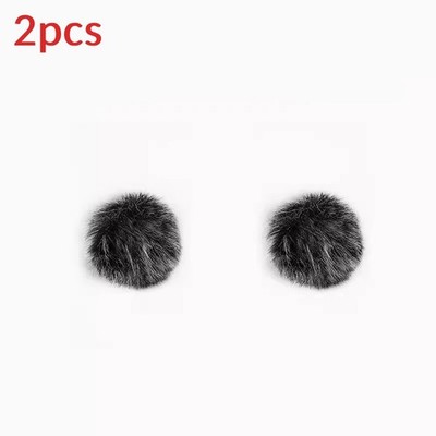 2x OEM Windscreen Furry Cover for Hollyland Lark Max MicrophoneTransmitter *lj