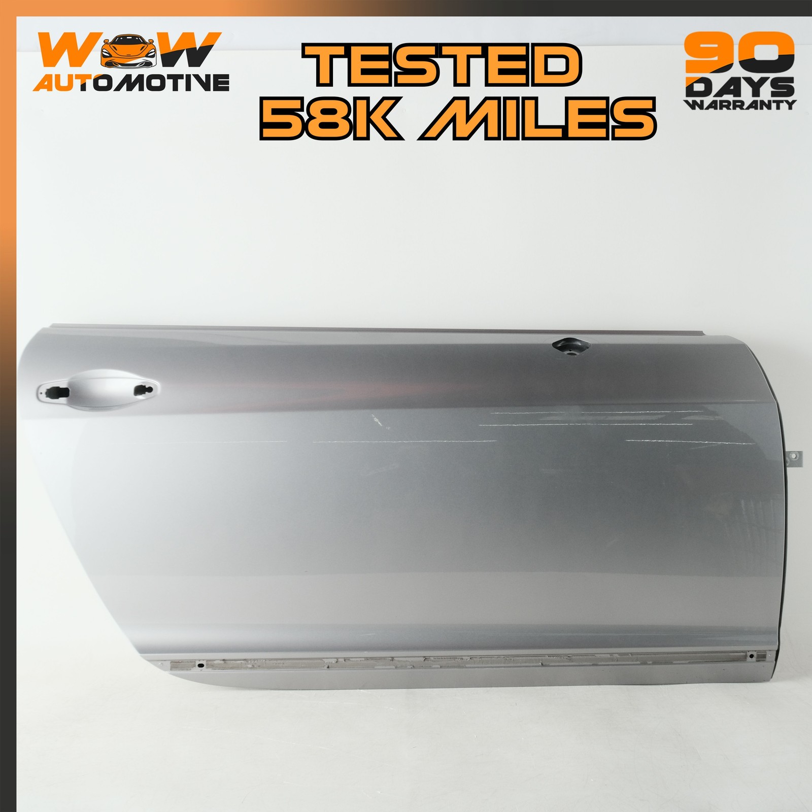 07-11 BENTLEY CONTINENTAL GTC RIGHT DOOR SHELL SILVER TEMPEST METALLIC 7P OEM