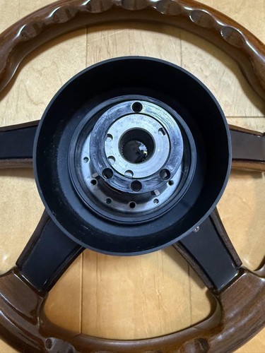Nardi Wood 4-Spoke Steering Wheel, Boss Kit, Used, Classic Style QQD - Picture 8 of 11