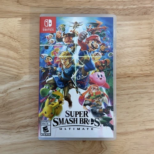 Super Smash Bros. Ultimate Nintendo Switch Game & Case Tested
