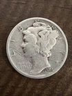 1944 S Mercury Dime 10c Circulated 90% Silver Coin San Francisco Mint