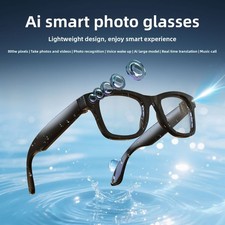 AI Smart Glasses  Camera Video Call Music Translation Bluetooth hjw