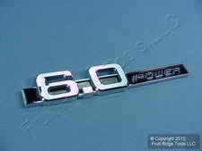 6.0 POWER Universal Truck Tailgate Fender Door Emblem Nameplate Badge Accent