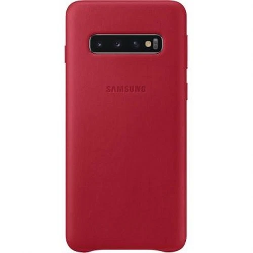 Funda de cuero para Galaxy S10 G973, Rojo burdeos - Imagen 2 de 4