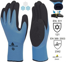 DELTA PLUS THRYM VV736 WATERPROOF COLDSTORE THERMAL SAFETY WORK GLOVES VENITEX