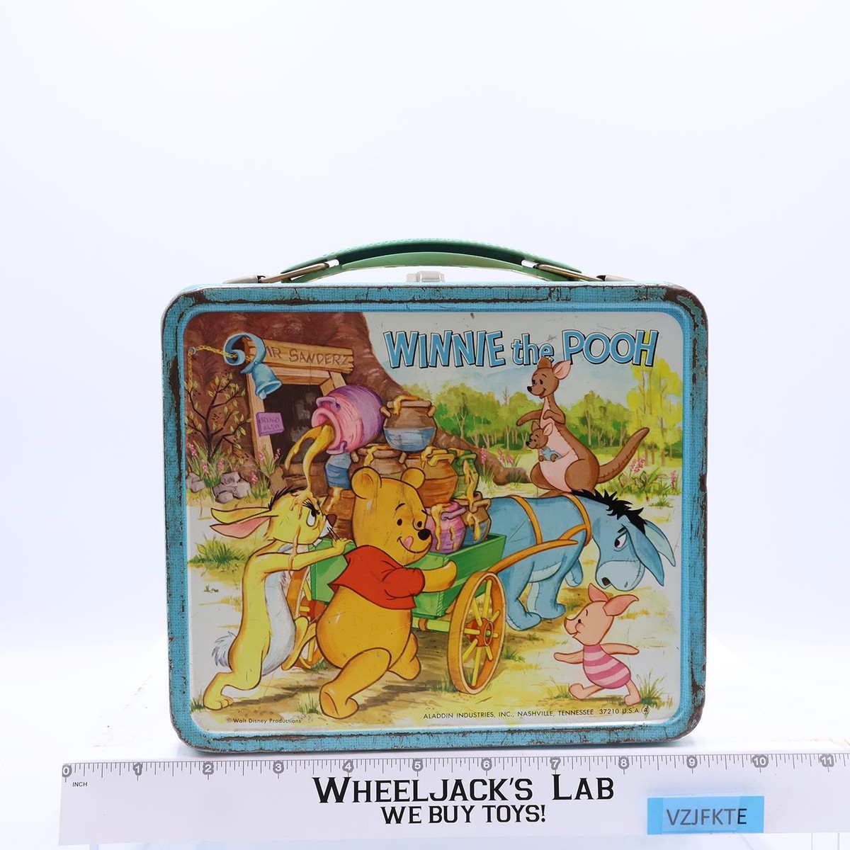 Winnie the Pooh Metal Lunch Box 1976 Aladdin Vintage No Thermos | eBay