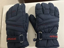 Promark Men’s Waterproof Gloves Navy Medium -Polyester/ Cotton/ Suede