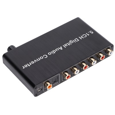 AY77 5.1CH DAC Converter Audio Decoder Digital Optical Coaxial For To  