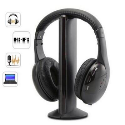 AURICULARES INALAMBRICOS EN 30 MTS RADIO FM TV PC MP3 RF