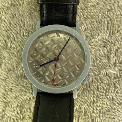 Besancon AKTO France Industrial Steel J C Mareschal Design Wristwatch