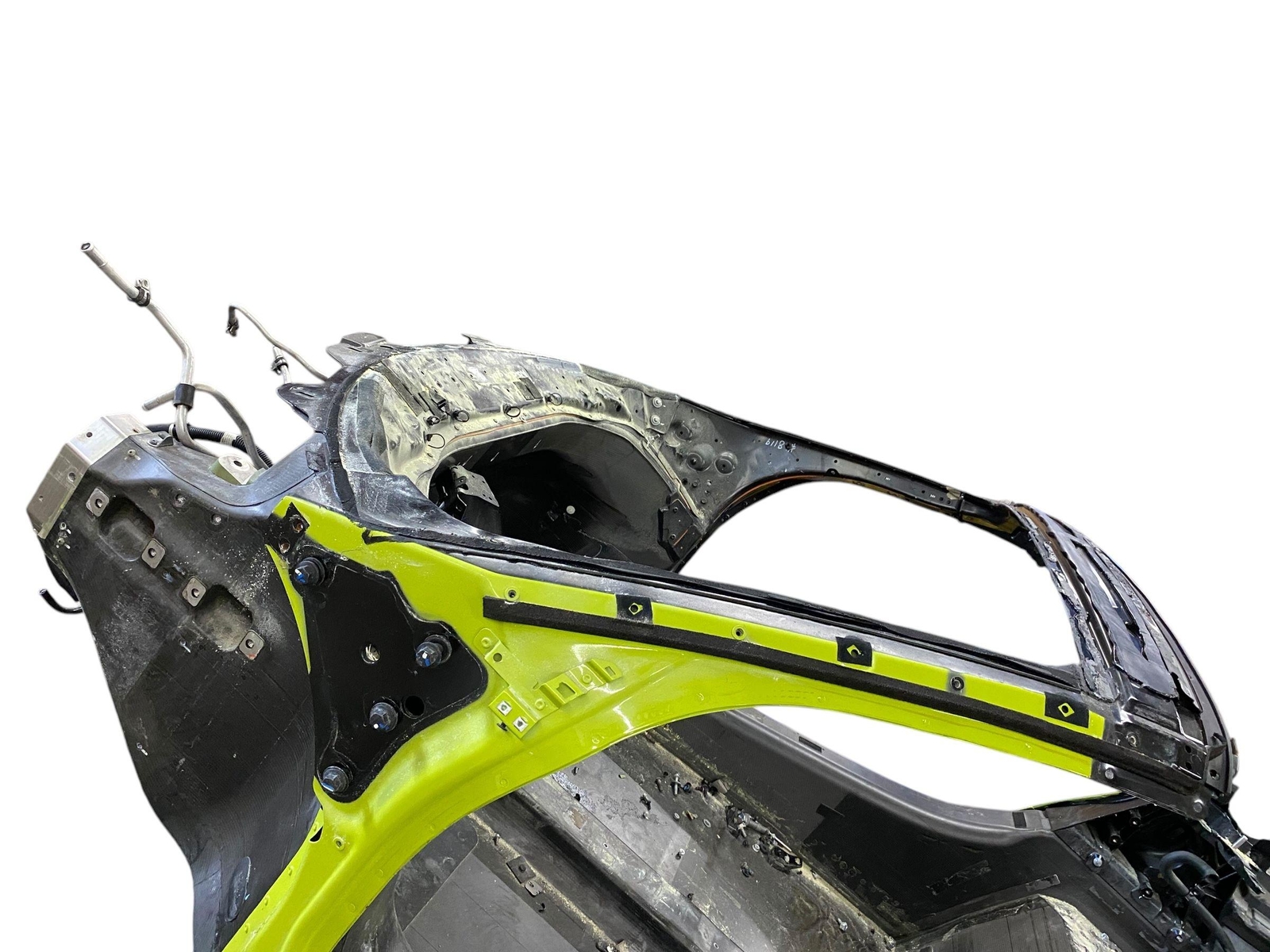 2019-2021 MCLAREN 600LT SPIDER CARBON FIBER BODY SHELL TUB *ENGINE FIRE* OEM