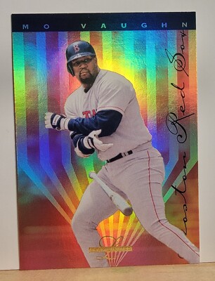PRISM FOIL  Mo Vaughn 1995 LEAF LIMITED GOLD #21 Baseball Card 