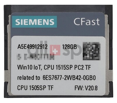 SIMATIC CFAST SPEICHERKARTE 128 GB - 6ES7648-2BF10-0XM1 (USED)