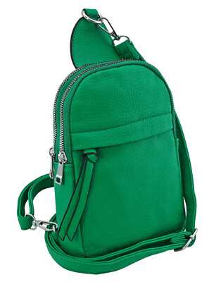 + Damen Tasche Handtasche Cross Body Bag Citybag Leder-Optik - 1659