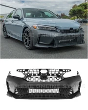 For 22-24 Honda Civic Sedan | Type-R Style Conversion Front Bumper Grille Cover