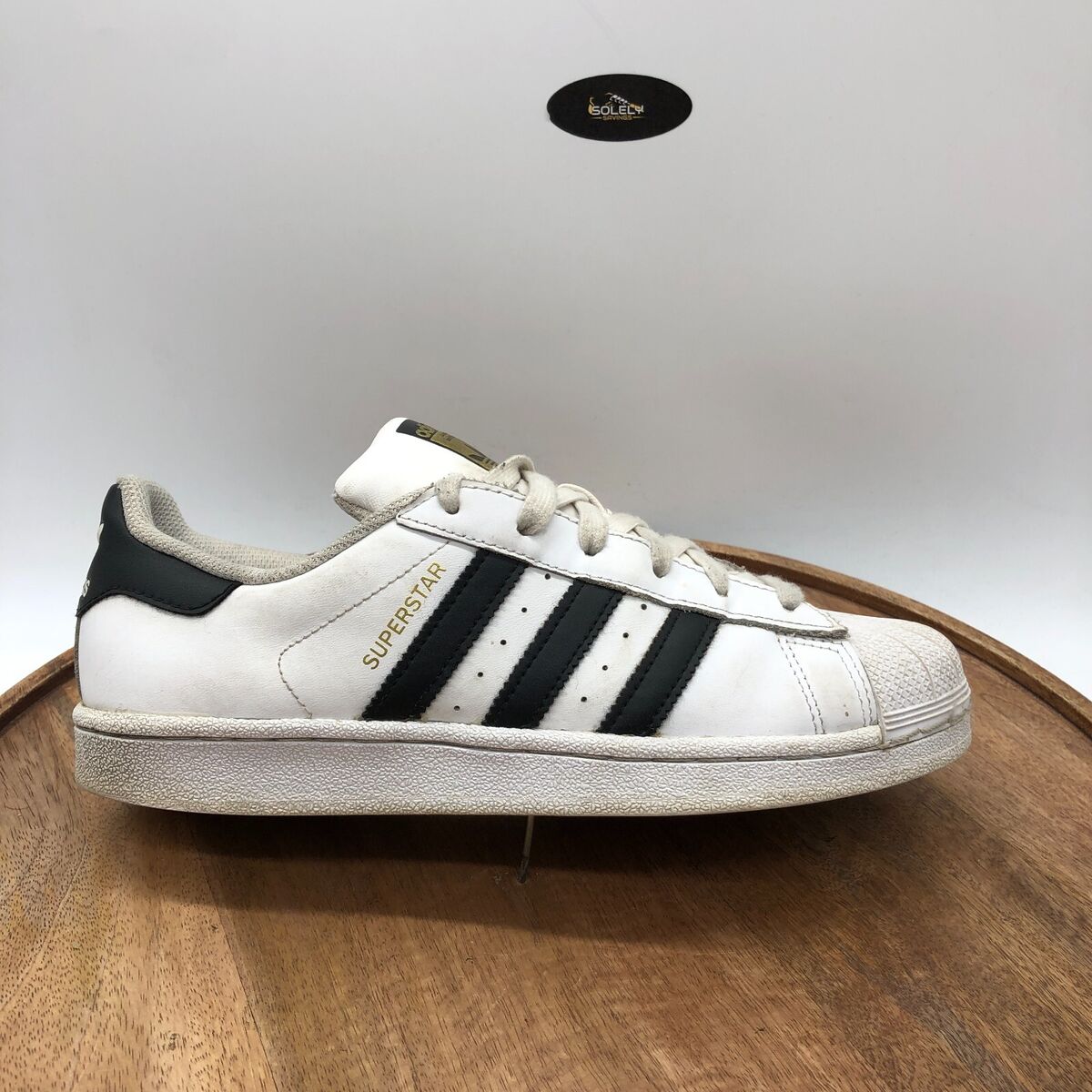 Adidas Mens Superstar C77154 White Black Leather Casual Adidas Mens Superstar C77154 White Black Leather Casual