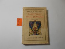 LIBRO LA BOTTEGA DEGLI SCANDALI VIRGILIO BROCCHI ROMANZO COMICO MONDADORI 1930